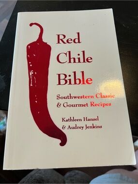 Red Chile Bible Cookbook by Kathleen Hansel & Audrey Jenkins - Red